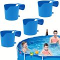 Poolside Cup Holders for Above Ground Swimming Pools Pool Cup Holder for Refreshing Drinks Bottle for Round Top Bar Easy to Use.