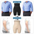 Men Body Shaper Tummy Control Shorts Shapewear Belly Girdle Boxer Briefs High Waisted Slimming Underwear Leg Compression Panties. 