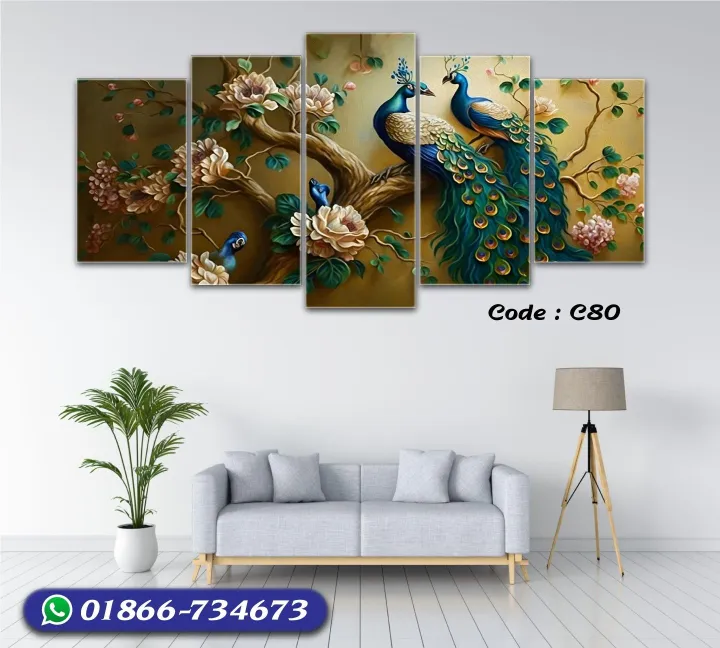 5Pcs%20In%201%20Set%20Wall%20Canvas%20Art%20Ready%20to%20Hang%20for%20Living%20Room%20or%20Bedroom%20Home%20Decoration%20On%20Wall%20Canvas%20Painting%20Wall%20-%20Image%204