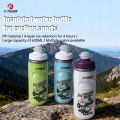 X-TIGER Insulated Cycling Water Bottle 620ml Cold/Hot Thermos Squeeze Bottle for MTB Road Bicycle Portable Sports Bike Cup.