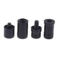 1Set Special Billiard Cue Joint Protector Set Plastic Black Middle Wheel Protection Cover Joint Caps for Uni Loc Wavy.