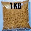 0.6mm 1kg Fish food  highly nutrition or any fish food. 