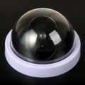 Large White Simulated Camera Light Surveillance Fake Hemisphere Indoor Use No Minimum Illumination No Infrared Light. 