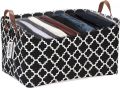 Storage Bag 6 pockets 6 Grids Washable Wardrobe Clothes Organizer, Jeans Compartment Storage Box, Clothes Drawer Mesh Separation Box, Portable Foldable Closet. 