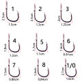 20pcs/lot Iseama 1/0#-14# Fishing Hooks Carp Hook High Carbon Steel Sea Fishinhook Fly Fishing Accessories Tackle.