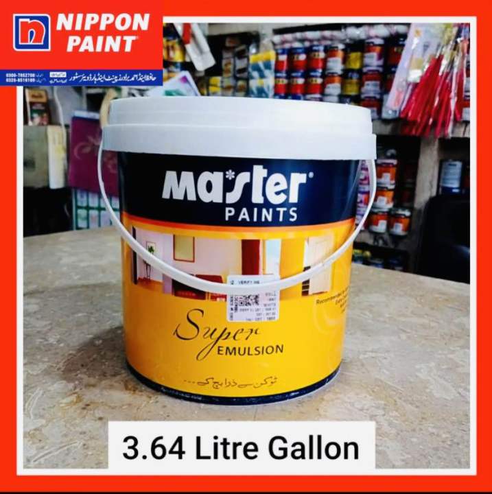MASTER paint super emulsion available in all sizes available in all colours