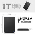 HD External Hard Drive 1TB 250GB 320GB 500GB 640GB 750GB Portable Hard Drive USB3.0 High Speed HDD for Laptop PC MacBook PS4 PS5.