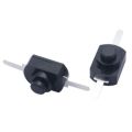5 Pcs Black Latching Mini ON/Off Switch Self-Lock Micro Push Button Switch DC 3V to 30V 3A for Light Lamp Wall Outlet DIY SMD Flashlight. 