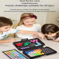 3D Challenges IQ Puzzle Board Game Classic Pyramid Plate Pearl Logical Mind For Children Pyramid Beads Montessori Toys .