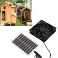 Solar Fan Solar Power Panel Exhaust Fan 15W Energy Saving Odor Removal Portable Solar Powered Air Extractor for Pet Houses RVs.