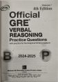 GRE VERBAL REASONING BY ETS - VOLUME 1. 