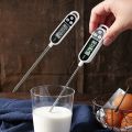 Alechaung food thermometer food temperature measuring water temperature milk barbecue cooking thermometer BBQ LCD screen heat resistant-50 to 300 degrees. 