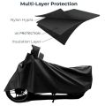 Autofy Universal Bike Cover UV Protection & Dustproof Bike Body Cover for Two Wheeler Bike Scooter Scooty Activa (Black). 