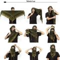 Summer  Desert Keffiyeh Shemagh Scarf Wrap for Men And Women Arab Head Neck Protection Multi-Functional . 