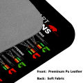 Candlestick Patterns Leather Desk Pad Mouse Protector Non-Slip Large Mouse Pad Home &Office Desk Mat PU Leather Laptop Desk Pad.