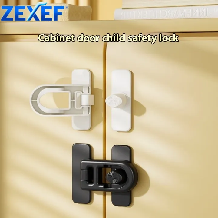 ZEXEF New Plastic Baby Safety Drawer Lock No Drill Glass Cabinets ...