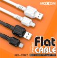 Type C /  Apple iPhone Lightning  / Micro USB CHARGING AND DATA CABLE 2.4A MOXOM MX-CB25 | Apple iPhone, Samsung, Huawei, Redmi, OnePlus, Oppo, Vivo, MI, RealMe. 