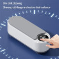 Portable Household Cleaning Machine, 450ml Clean Pod Ultrasonic Cleaner, Jewelry Cleaner Machine for Ring, Glasses, Makeup Brush. 