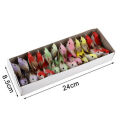 24pcs Simulation Birds Mini Artificial Foam Feather Birds 10* 6cm DIY Pollution-free Crafts Ornament Home Garden Decor Gift. 
