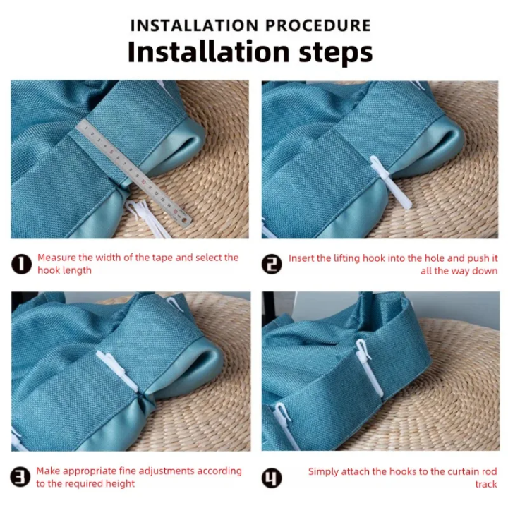 50%20PCS%20Curtain%20Hanging%20Hooks%20Adjustable%20Hook%20Ring%20Window%20White%20Curtain%20Hook%20Holder%20for%20Home%20Curtain,%20High%20Quality%208.5cm%20-%20Image%204
