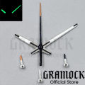 GRAMOCK Black Red Orange Silver Watch Hand Green Luminous 6PCS Per Set Fit VK63 Quartz Movement Modified Replacement Watch Parts. 
