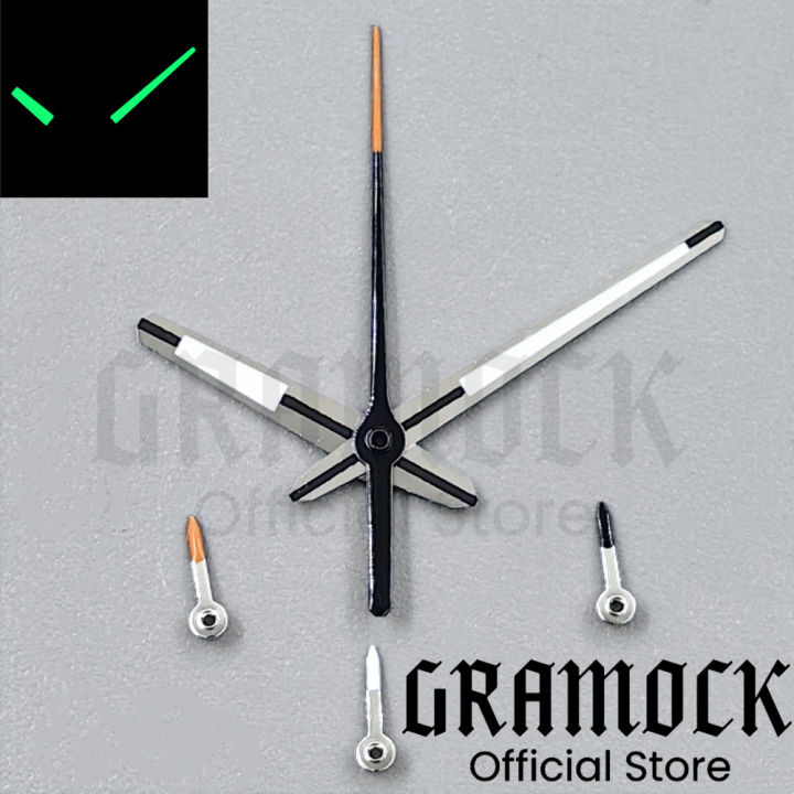 GRAMOCK%20Black%20Red%20Orange%20Silver%20Watch%20Hand%20Green%20Luminous%206PCS%20Per%20Set%20Fit%20VK63%20Quartz%20Movement%20Modified%20Replacement%20Watch%20Parts%20-%20Image%207