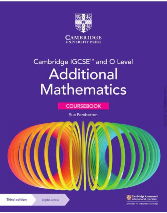 GCSE™ and O Level Additional Mathematics Coursebook with Cambridge Online Mathematics (2 Years' Access)