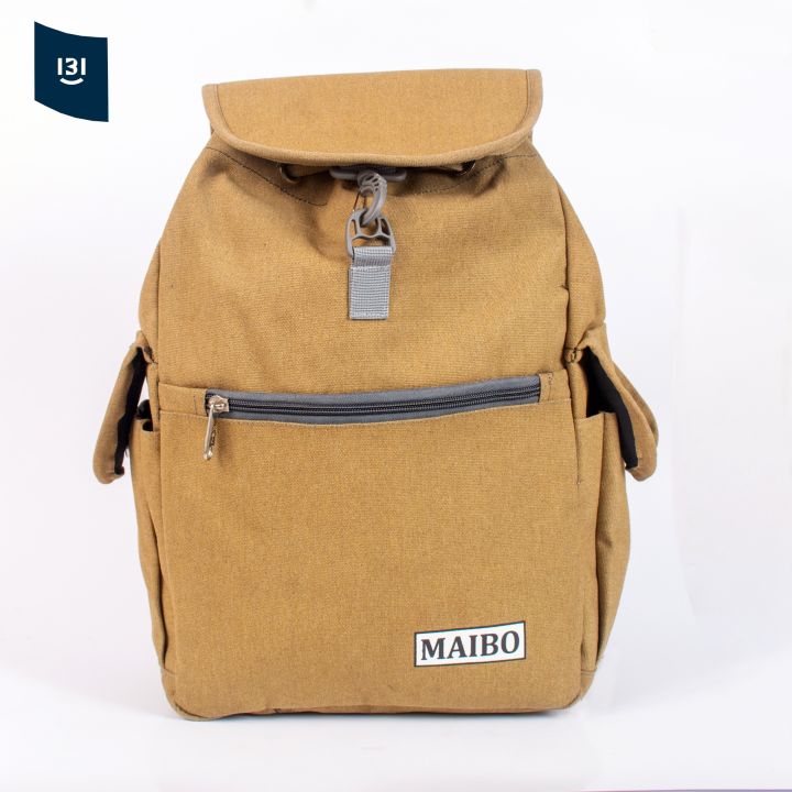 MAIBO Canvas Backpack For School College And Travels
