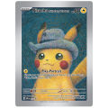 Pikachu Van Gogh Museum Pokemon Collection Cards DIY Pokemon Classic Single Card Game Anime Self Made Cards Gift Toys. 