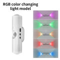 Smart RGB Gradient Wall Light Motion Sensor Magnetic Rechargeable Wall Sunset Lamp for Bedroom Closet Garden Room Decoration. 