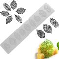 Silicone Fondant Molds Chocolate Mould for Cake Baking Moulds Leaf Shape Decoration Fondant ​Molds Versatile Cake Decorating. 