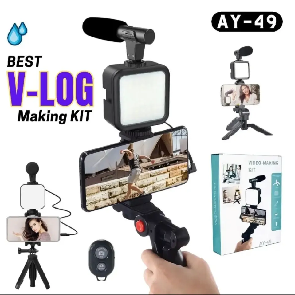 AY49 Vlogging Kit || 4K Camera || Vloggers Essentials || Content