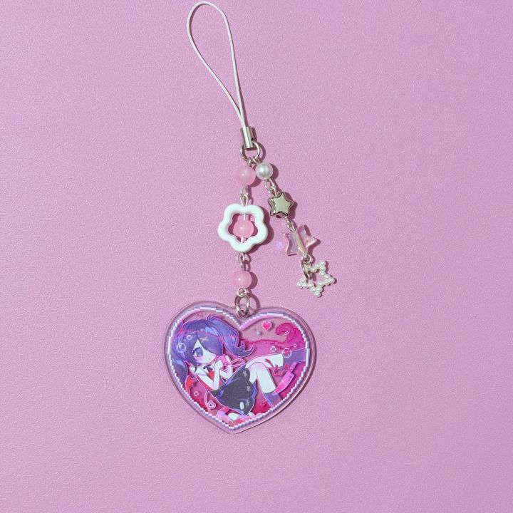 Game%20Need%20Girl%20Overdose%20KAngel%20Amechan%20Beaded%20Phone%20Chain%20Acrylic%20Heart%20Keychains%20Backpack%20Keyrings%20Cosplay%20Props%20Xmas%20%20-%20Image%205