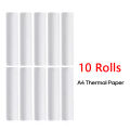 1/3/5/10 Rolls A4 Thermal Paper Printing Paper 210x30mm Suitable For A4 Wireless Bluetooth Thermal Printer Fax Machine Paper. 