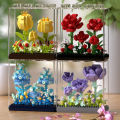 Qimeng Fun Microgranules Rose Eternal Flower Building Block Ornament Assembly Kit for Girls 7323-26.