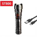 Ultra Powerful Flashlight Rechargeable Waterproof High Power LED Flash Lights with Power Display   Lantern Outdoor. 