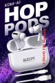 KDM A1 Hop Pods Bluetooth 5.3 Wireless Earbuds with ANC ENC and Mic. 