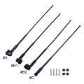 4Pcs Nylon Decoration Antenna Simulation Signal Pole Accessories 1/8 1/10 RC Crawler Car TRX4 TRX6 SCX10 D90 D110 TF2 RGT Tamiya.
