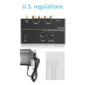 Phono Preamp pre Amp Preamplifier with Level Volume Control RCA Input Output 1/4" TRS Output Interfaces for LP Vinyl Turntable. 