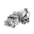 3D Metal Puzzle Mixer Truck Engineering Vehicle DIY Handmade Assembly Model Jigsaw Puzzle Toys For Adult Kids. 