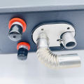 24mm Elbow Pipe Air Parking Heater Exhaust Tube Connector with Clip for Webasto Boats Heater Car Heating Parts.