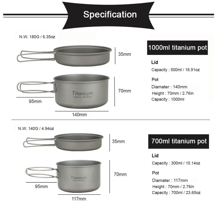APG%20Ultralight%20Titanium%20Pan%20Outdoor%20Camping%20Titanium%20Bowl%20Set%20Folding%20Handle%20Cookware%20-%20Image%203