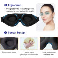 Eye Mask for Sleeping 3D Contoured Cup Blindfold Concave Molded Night Sleep Mask Block Out Light with Women Men with Earplugs.