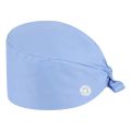 Nurse Solid Color Hat Surgical Cap Operating Room Hat Female Doctor Hats Stomatology Button Cap Dustproof ICU Nurse Hat.
