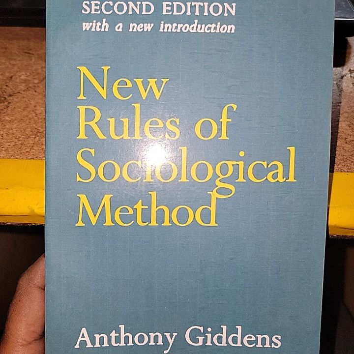 New Rules of Sociological Method By Anthony Giddens | Daraz.com.bd