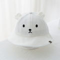 Cute Bear Baby Bucket Hat With Ears Boy Girl Cotton Kids Sun Hat Outdoor Summer Child Panama Cap. 