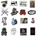 50PCS Funny Network Hacker Programming Stickers Fun Cartoon IT Engineer Computer Sticker Luggage Laptop Guitar Phone Decals. 