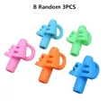 1/3pcs Children Writing Pencil Pan Holder Kids Learning Practise Silicone Pen Aid Grip Posture Correction Device for Students. 