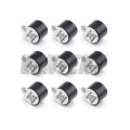 10PCS 3V 5V 12V 12 x 9.5MM Active Buzzer Magnetic Long Continous Beep Tone. 