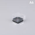 1Pc Storage Boxes Lids Gemstone Display Coin Clear Container Specimen Mini Square Cube Acrylic Case Rough Mineral Standard. 